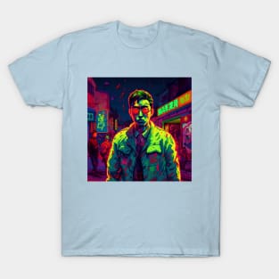 Asian Korean Zombie in eyeglasses T-Shirt